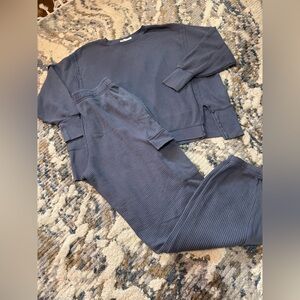 Women's Charcoal Track Pants & Joggers Set Oversized